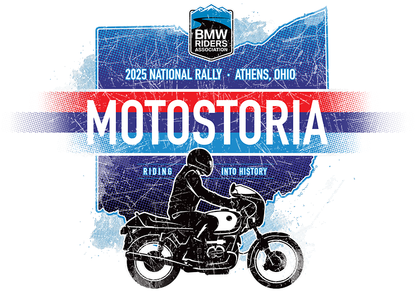 2025 BMW Riders National Rally Motostoria logo